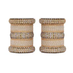 leshya Set Of 2 Stone Studded Bridal Bangles-picture-14