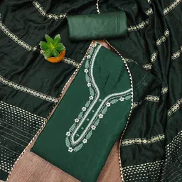 MANVAA Embroidered Unstitched Dress Material-picture-32