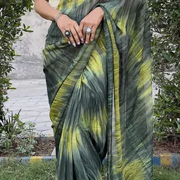 V3 FASHION STUDIO Pure Chiffon Ready to Wear Jamdani Saree image 4