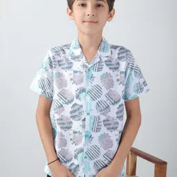 BEARSOUL Boys Floral Printed Casual Shirt-picture-28