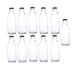 SOMIL Set Of 12 Glass Water Bottle image 4
