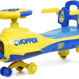 kidbitkart Chopper Fan Musical Front Lights with Backrest Superior Quality Smooth Wheels Car Non Battery Operated Ride On-picture-26