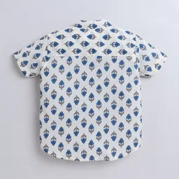 The Magic Wand Boys Relaxed Floral Opaque Casual Shirt image 3