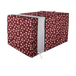 Stylista Red Solid Waterproof Air Conditioner Covers-picture-17