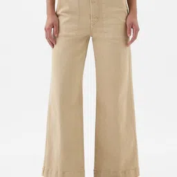 GAP Women Wide Leg High-Rise Cropped Stretchable Jeans-picture-38