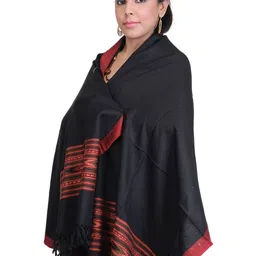 Exotic India Geometric Printed Shawl-picture-39