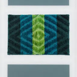 RJVT Green Microfibre 1400 GSM Bath Rugs-picture-34