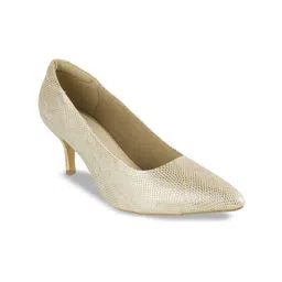 Mochi Textured Kitten Peep Toes with Buckles image 3