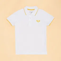 Pantaloons Junior Boys Solid Polo Collar Cotton T-Shirt-picture-27