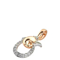 VALANOVA 18K Rose Gold 0.18 Ct Lab Grown Diamond Pendant image 2