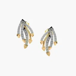 VALANOVA 14K Yellow Gold Certified 0.38Ct Lab Grown Diamond Earrings-picture-16