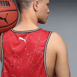 Puma Men Hoopaverse Moisture-Wicking Basketball Jersey image 2