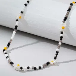 Estailo fashion Artificial Beaded Statement Necklace-picture-11