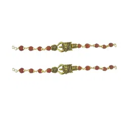 Divine souvenirs Unisex Set Of 2 Artificial Beaded Wraparound Bracelet-picture-12