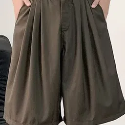 StyleCast Men Solid Mid-Rise Regular Fit Shorts image 4