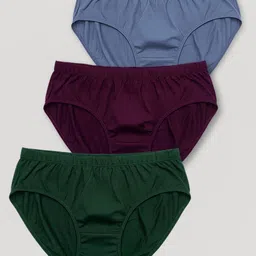 Moda Rapido Pack of 3 Cotton Mid-Rise Hipster Briefs-picture-10