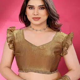 CATCHY FOREVER Embellished Silk Blend Designer Saree image 2