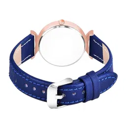 Gopal Shopcart Unisex Leather Straps Analogue Watch C37RG-Islamic-NUM03-BLU-L-W_SH image 2