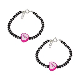 Sahiba Gems Silver-Plated Silver Artificial Stones Bracelet-picture-6