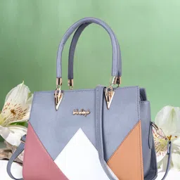 LIKE STYLE Women Colourblocked Structured Shoulder Bag-picture-13