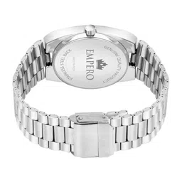 EMPERO Men Brass Patterned Dial & Stainless Steel Straps Analogue Watch EAB221 Square image 4