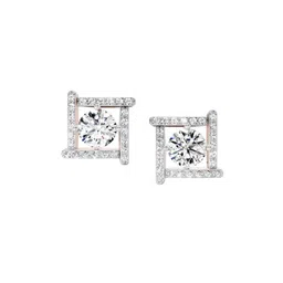 Lab Grown Diamond 1.98 Carat Round Halo Earrings for Women-image-1