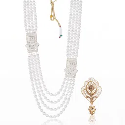 JIYANSHI FASHION Men White Jewellery Set-picture-37