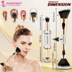 MAJESTIQUE 4 In 1 Multifunctional Makeup Brush image 3