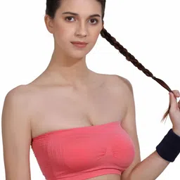 Poftik Full Coverage Lightly Padded Bandeau Bra image 1