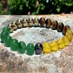 sindurri creations Money Magnet Bracelet Pyrite, Citrine, Hematite,Financial Success,Good Luck Unisex-Adult image 3