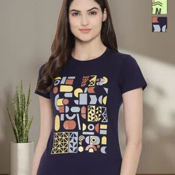 Tromko Women Typography 3 Printed Applique T-shirt-picture-39