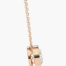 VALANOVA BIS Hallmarked 18K Rose Gold Diamond Studded Chain 3.25 gm image 4