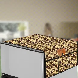 The Furnishing Tree Yellow Printed Refrigerator Cover-picture-18