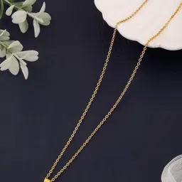 SZN Elegant Set Of 2 Gold-Plated Star Shaped Minimal Link Chain Necklaces image 3