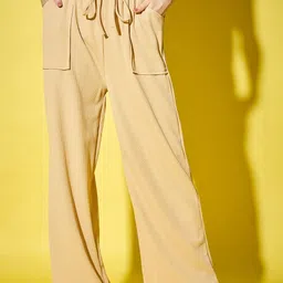 DIMPY GARMENTS Women Relaxed High-Rise Easy Wash Cargos Trousers-picture-22