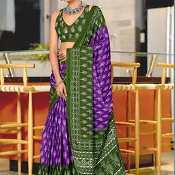 KALINI Ethnic Motifs Pure Cotton Saree-picture-21