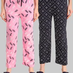 TRENDY WORLD Pack of 2 Printed Pyjamas-image-96