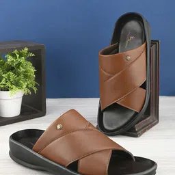 Appelon Men Synthetic Leather Slip-On Comfort Sandals-picture-37