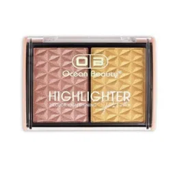OB Ocean Beauty 2 Colour High Shining Highlighter Palette - Shade- 03-picture-40