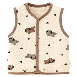 StyleCast x Revolte Boys Printed Pure Cotton V-Neck Sleeveless Waistcoat-picture-45