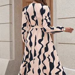 Mast & Harbour Printed Fit & Flare Dress image 2