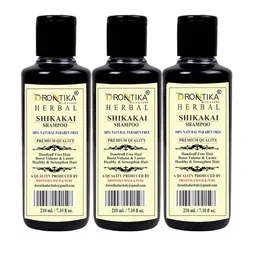 DRONTIKA Set Of 3 Shikakai Shampoo For Dandruff- 210 ml Each-image-16