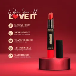 Inshine Absolute Matte No Transfer Lipstick - Red Passion 405 image 5