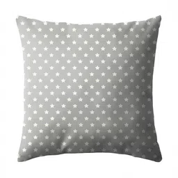 Aura Grey & White 2 Pieces Geometric Square Cushion Covers image 3