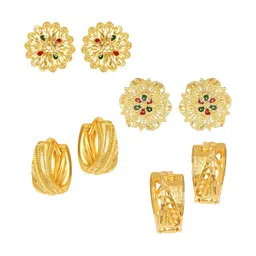 VIVASTRI Women Gold-Plated Alloy Earrings-picture-16