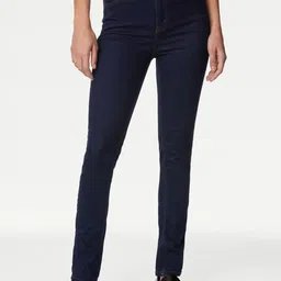 Marks & Spencer Women Slim Fit High-Rise Low Distress Jeans-picture-25
