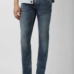 VAN HEUSEN DENIM LABS Men Slim Fit Mid-Rise Light Fade Jeans-picture-27