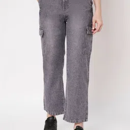 Zaahii Women Straight Fit High-Rise Light Fade Jeans-picture-31