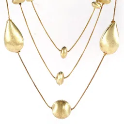 corsica DressBerry Gold-Plated Minimal Necklace image 4