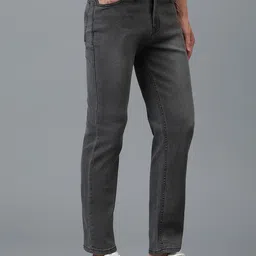 Stylecast X Kotty Men Straight Fit Mid-Rise Light Fade Stretchable Jeans image 4